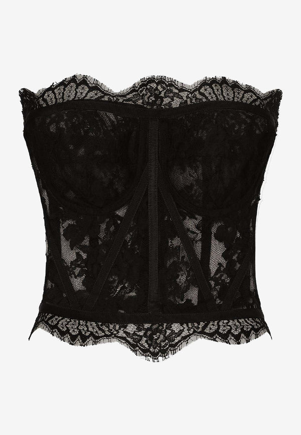 Lace Bustier Top