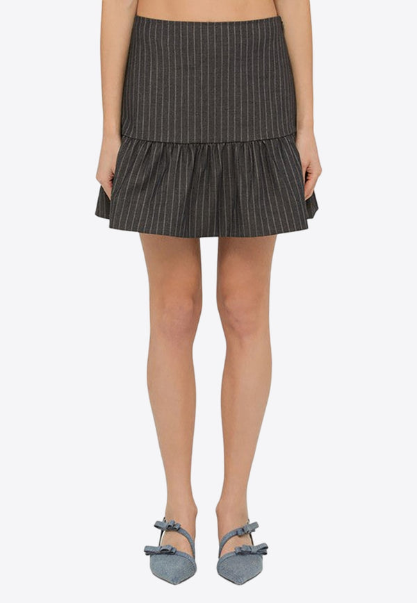 Pinstripe Mini Skirt