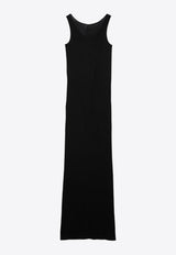 Ribbed Sleeveless Maxi Dress