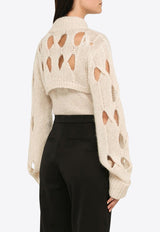 Cut-Out High-Neck Shrug