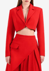 Cropped Tailored Blazer