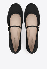Carla Leather Ballerina Shoes