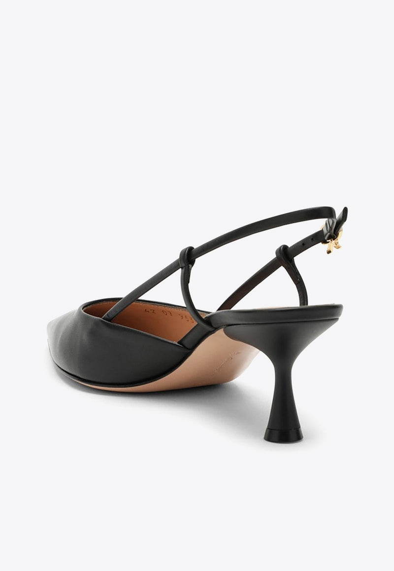 Ascent 55 Slingback Pumps in Calf Leather