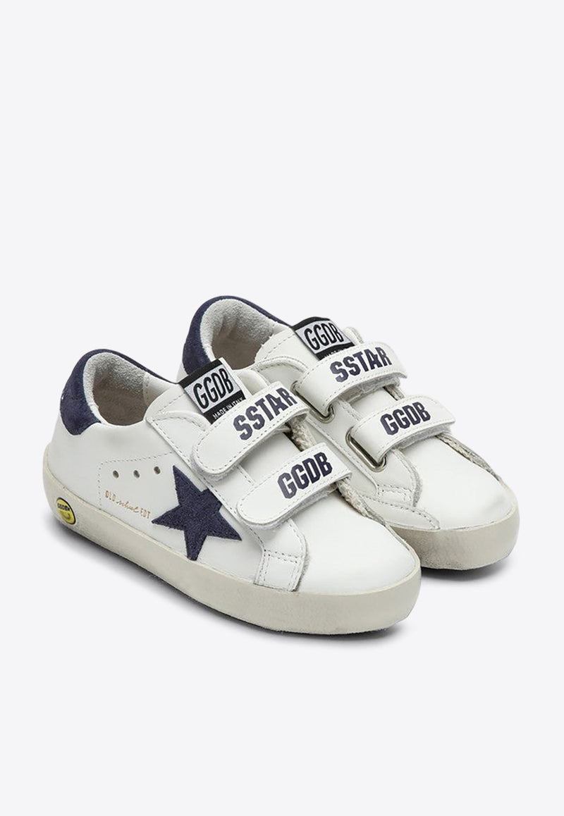Girls Old School Low-Top Sneakers with Suede Star