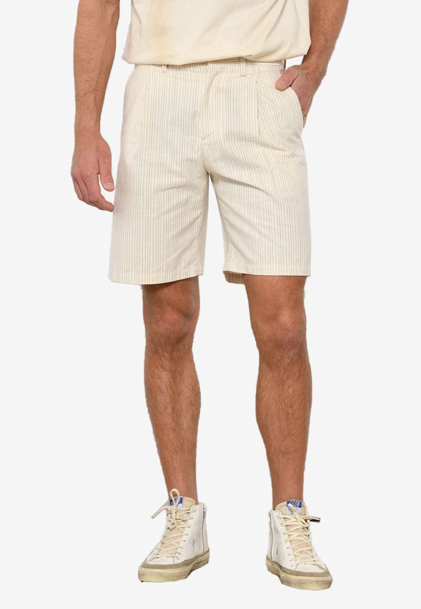 Vintage Stripe Bermuda Shorts