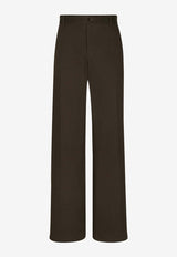 Wide-Leg Tailored Pants