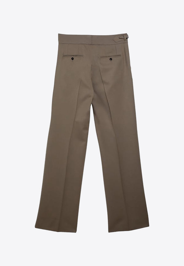 Belted Tailored Pants in Wool