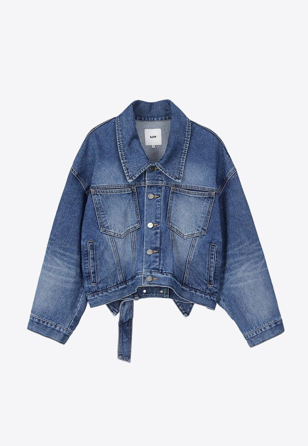 Asymmetric Denim Jacket