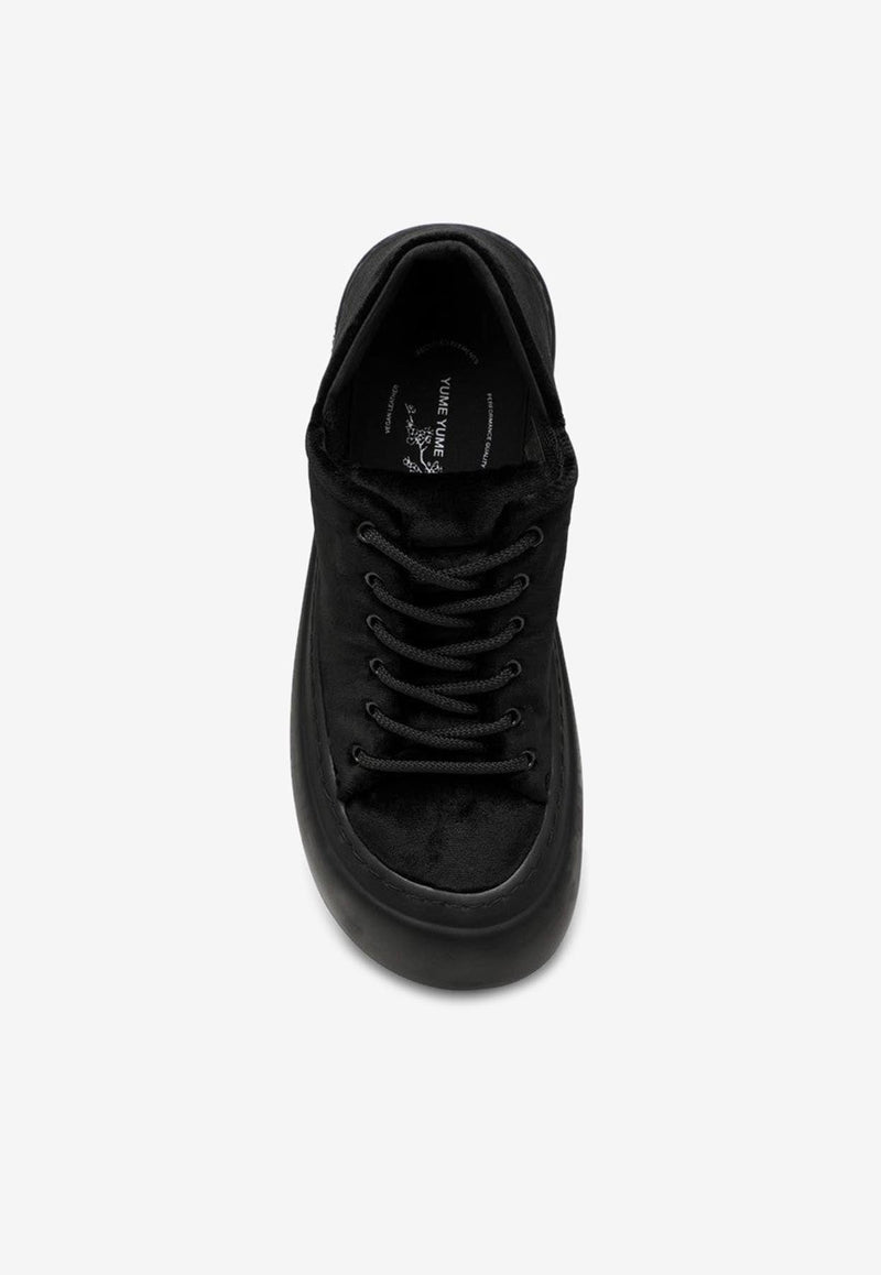 Goofy Velvet Low-Top Sneakers