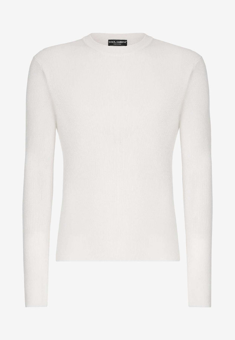 Silk Crewneck Sweater