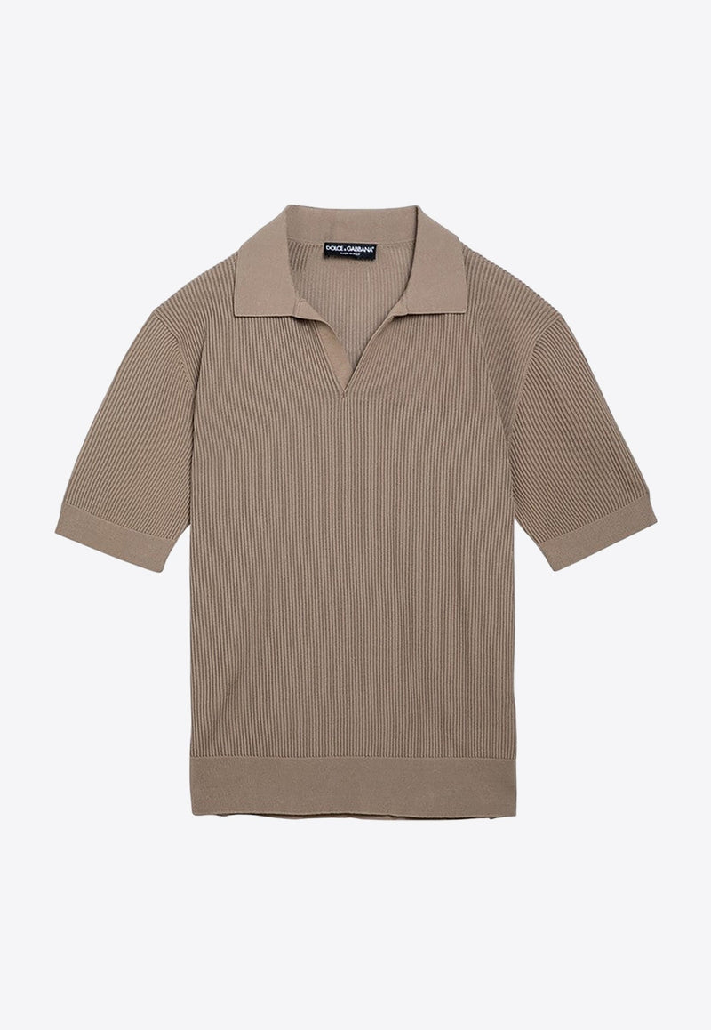 V-neck Short-Sleeved Polo T-shirt