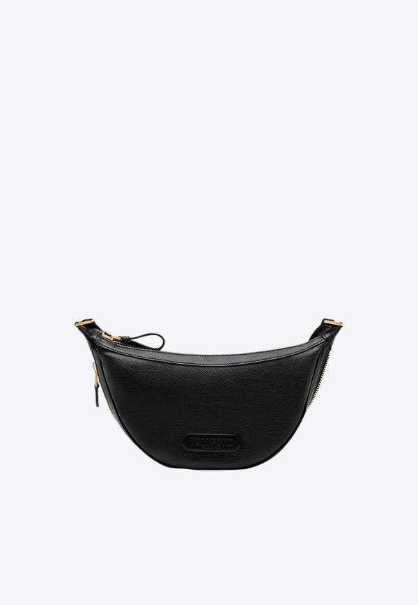 Crescent Leather Crossbody Bag