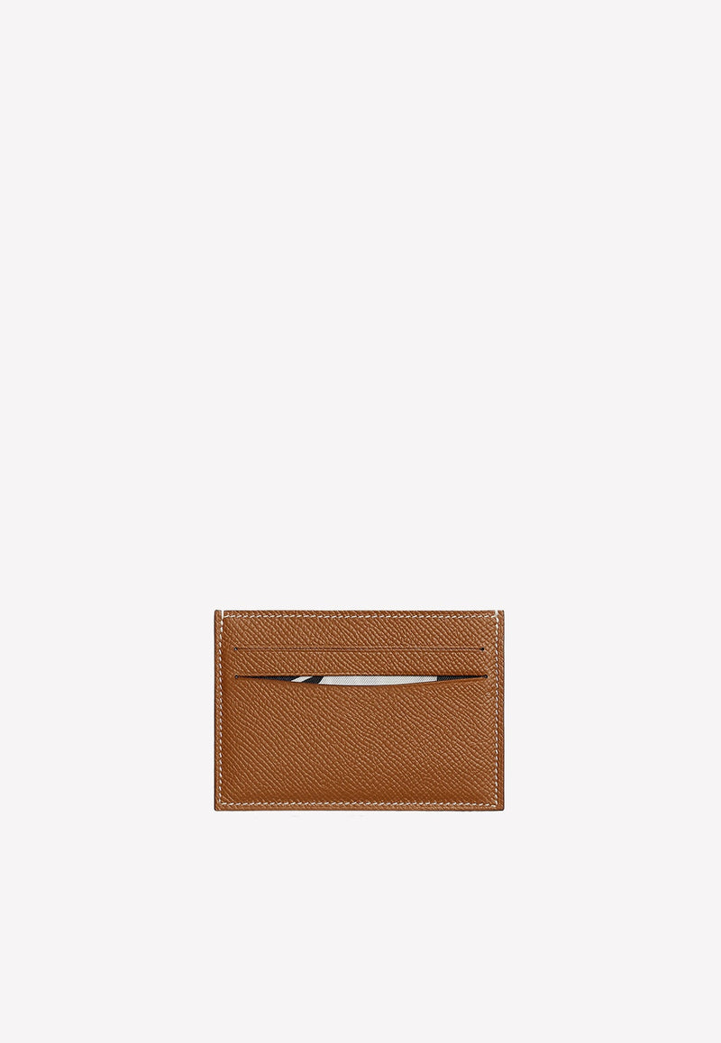 Citizen Twill Cardholder in Gold Epsom Calfskin