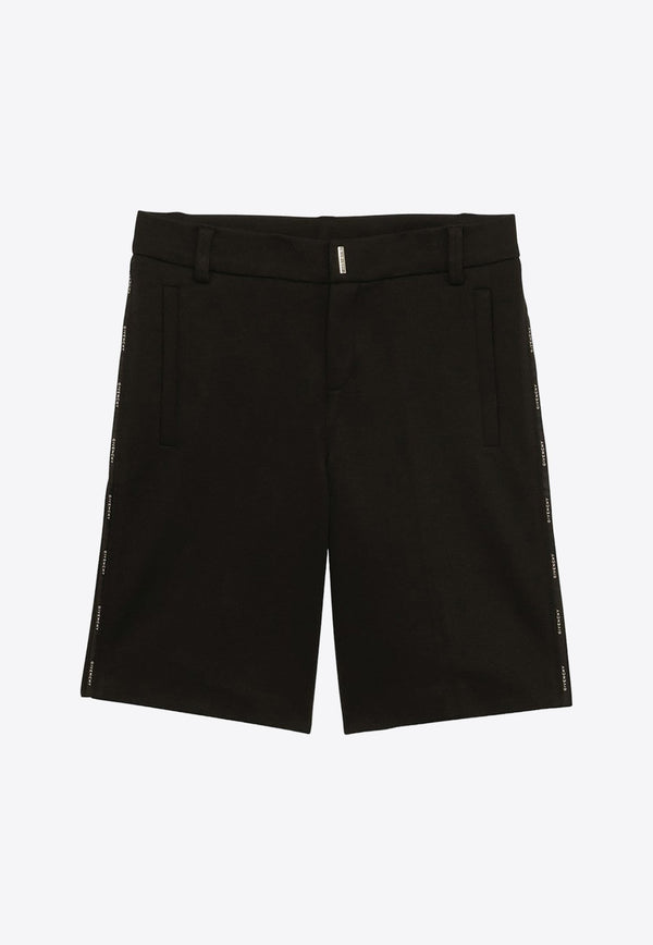 Boys Logo Band Bermuda Shorts