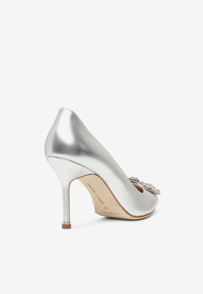 Hangisi 90 Crystal Buckle Pumps