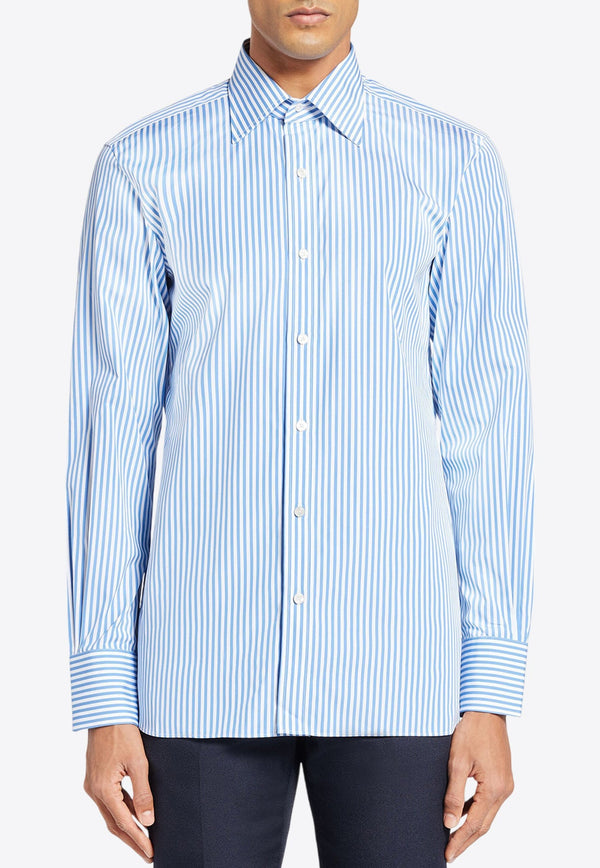 Striped Long-Sleeved Shirt