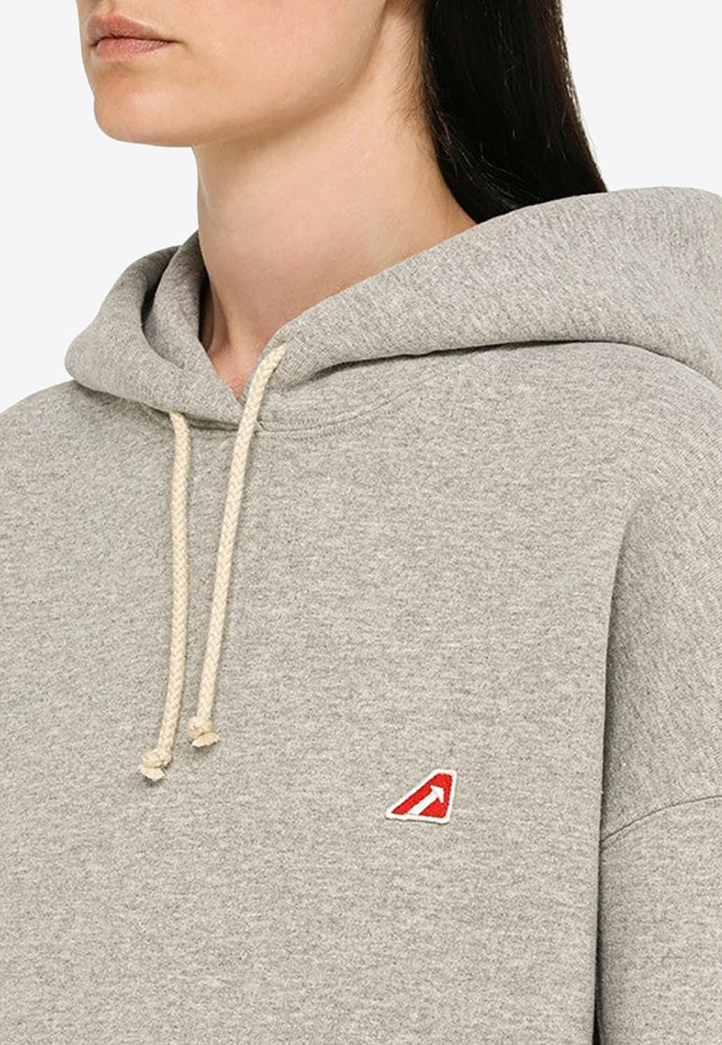 Logo Patch Hooded Sweatshirt