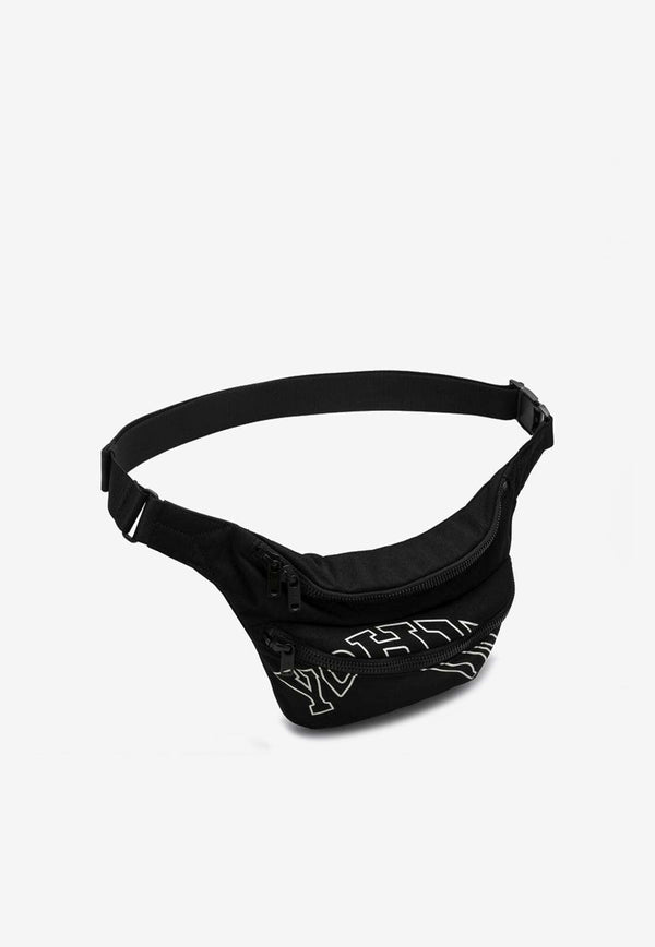 Logo Print Morphed Nylon Belt Bag