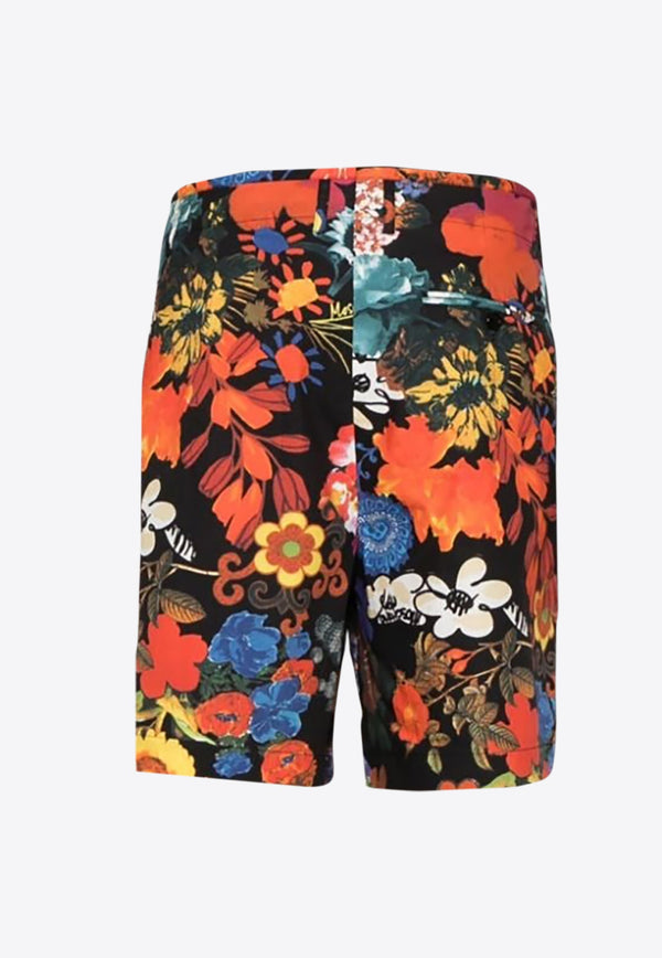 Floral Print Bermuda Shorts