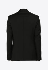 Single-Breasted Wool Blazer