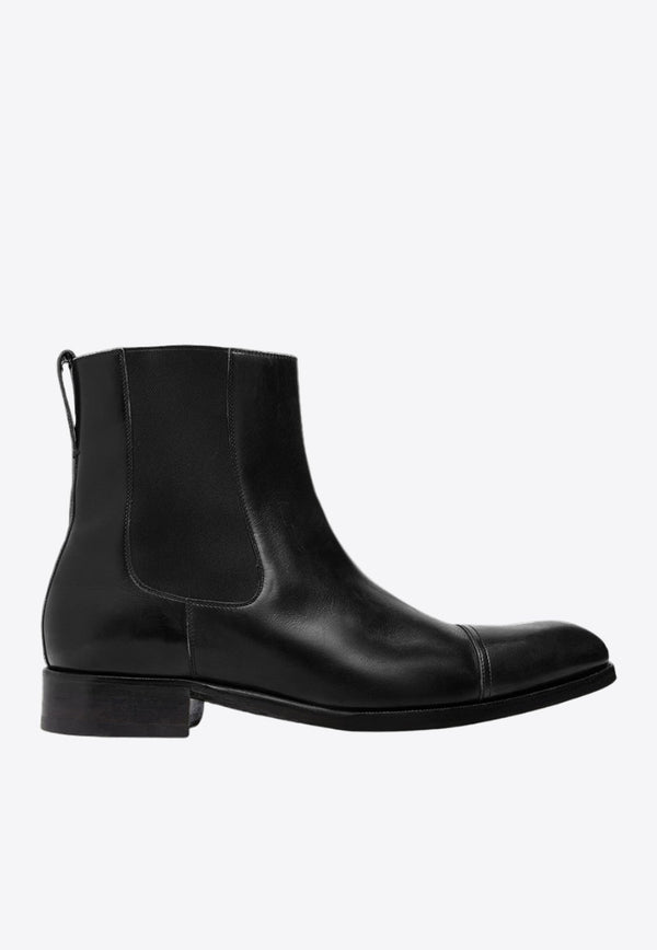 Elkan Leather Chelsea Boots