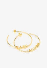 Logo Hoop Earrings