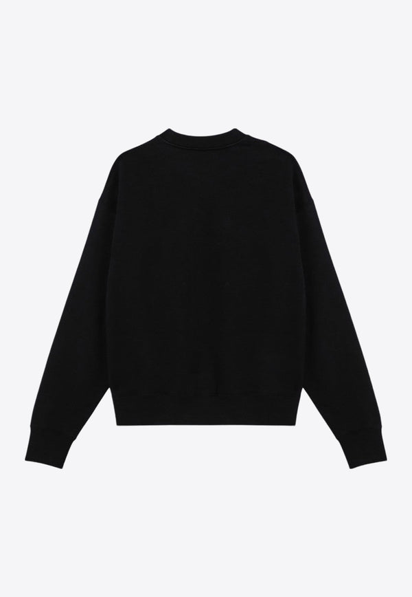 Logo Patch Crewneck Sweatshirt