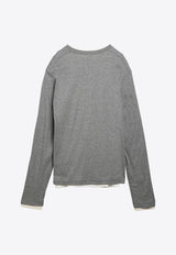 Multilayer Long-Sleeved T-shirt