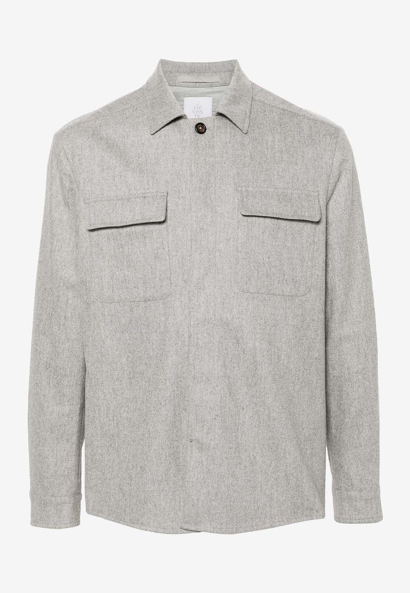 Wool Felt Overshirt