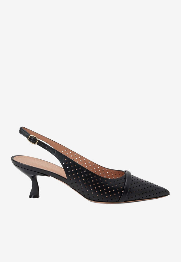 Jama 45 Perforated Leather Pumps