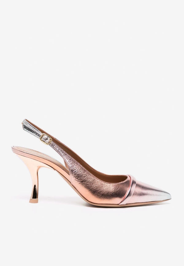 Jama 70 Ombré-Effect Slingback leather Pumps