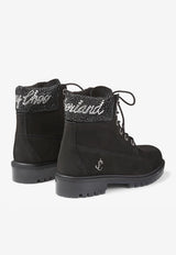 X Timberland 6 Inch Crystal Cuff Boots