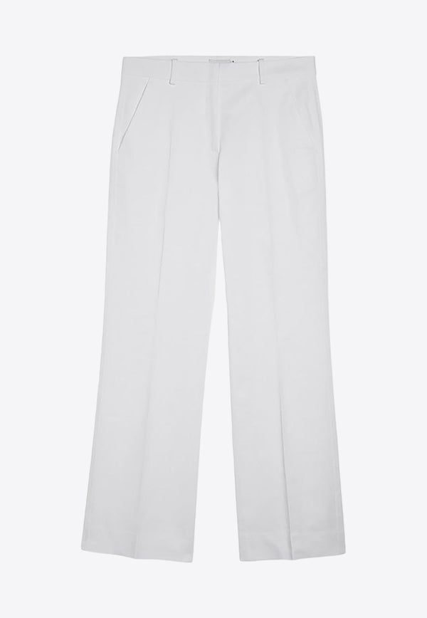 Bootcut Pressed-Crease Pants