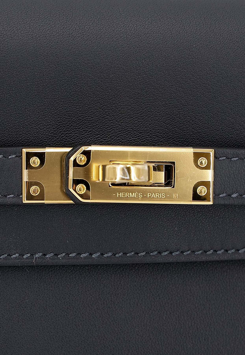 Kelly Moove in Caban Swift Leather with Gold Hardware