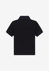 Boys Logo Plate Polo T-shirt