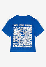 Boys Slogan Print T-shirt