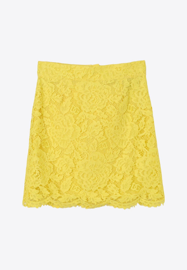 Girls A-line Lace Skirt