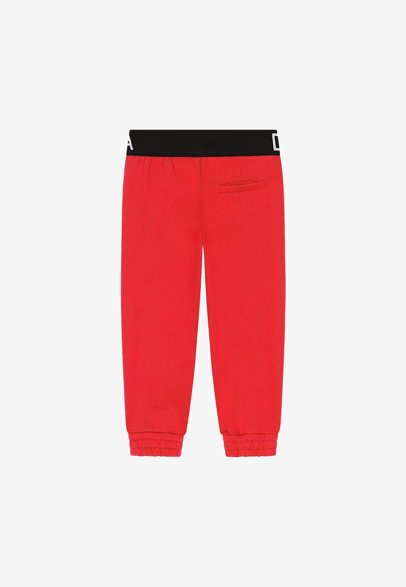 Girls Branded Waist Track Pants