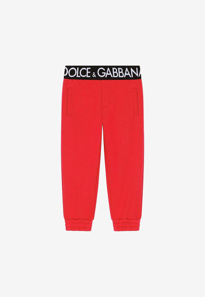 Girls Branded Waist Track Pants