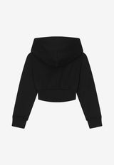 Girls Logo Plaque Corset Hoodie