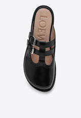 Campo Mary-Jane Leather Flat Mules