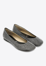 Toy Crystal-Embellished Ballet Flats