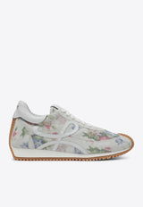 Flow Runner Floral Suede Sneakers