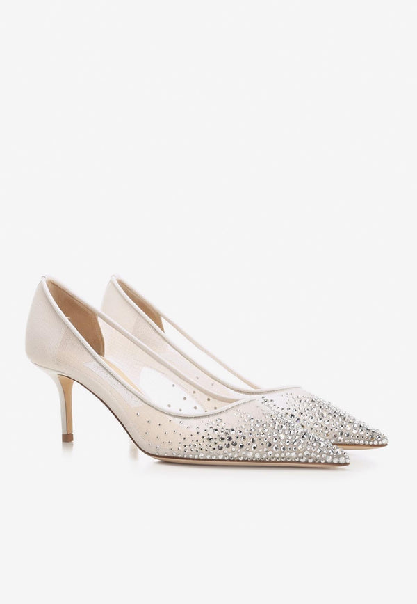 Love 65 Crystal-Embellished Pumps