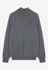 Half-Zip Cashmere Sweater