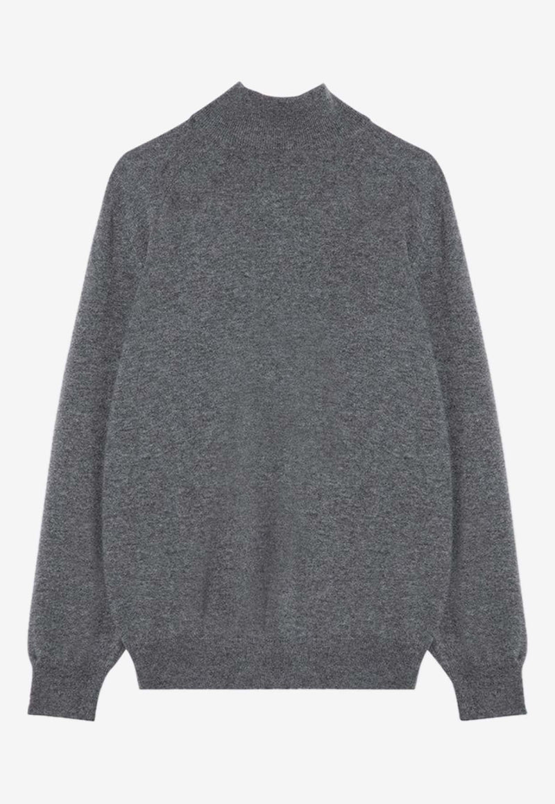 Half-Zip Cashmere Sweater