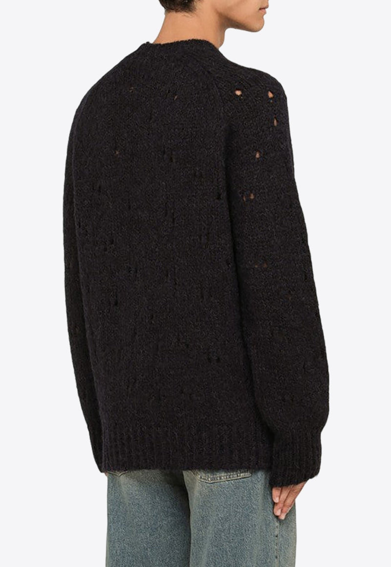 Needle Drop Distressed Sweater