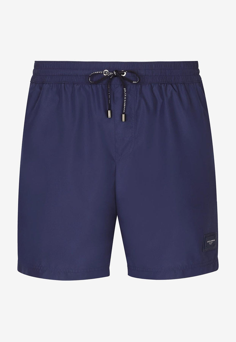 Logo Drawstring Swim Shorts