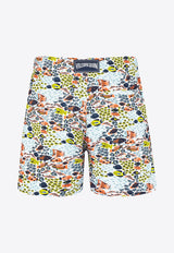 Mahina Packable Fish Family Swim Shorts