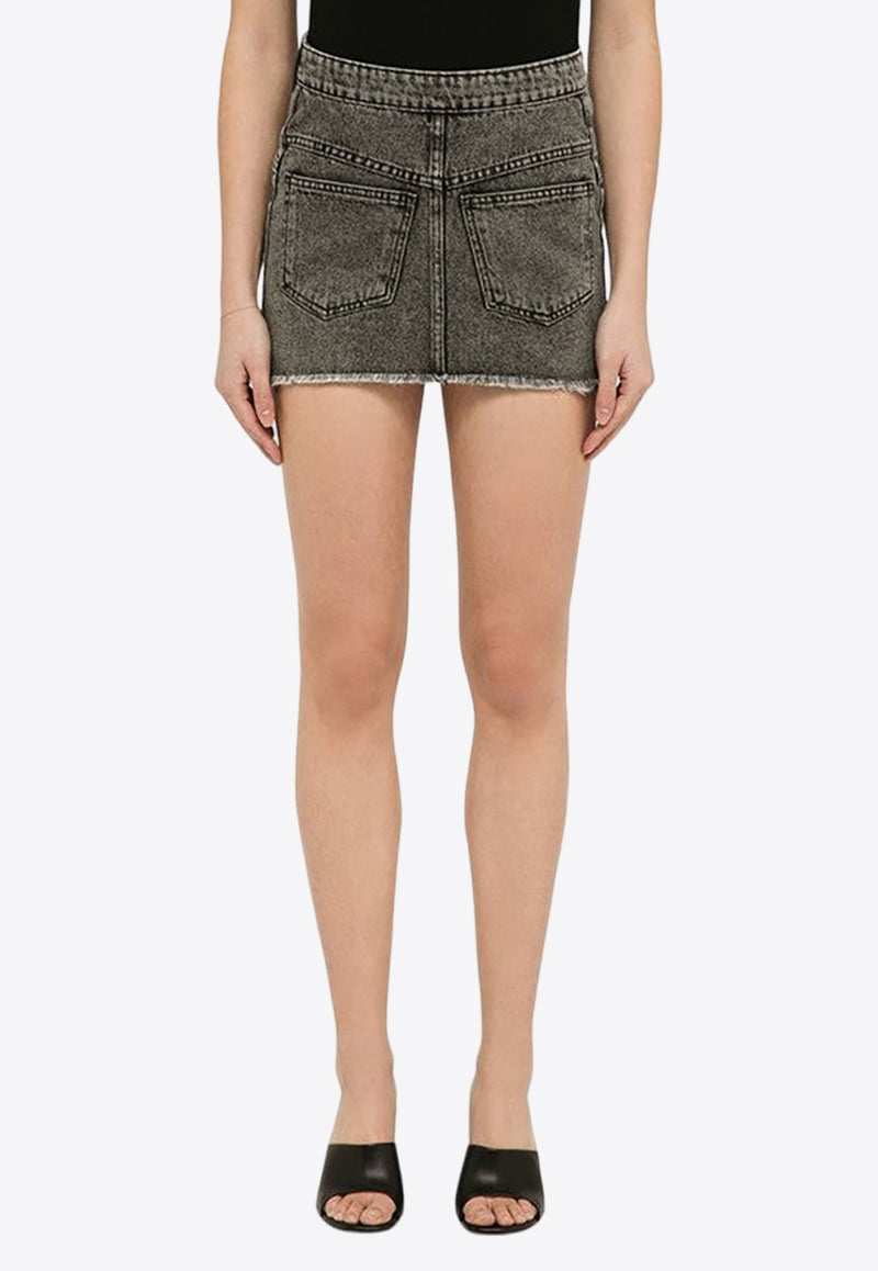 Malmo Mini Inside Out Denim Skirt